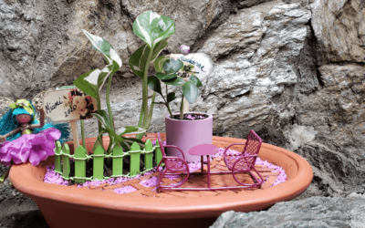 Cómo elaborar bellos jardines en miniatura con terraza.