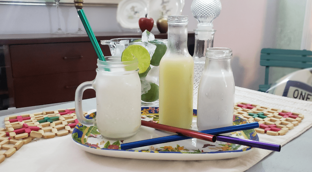 Limonada de coco en 2 pasos