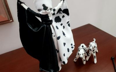 Vestido de Cruella de Vil, la villana hermosa de Disney